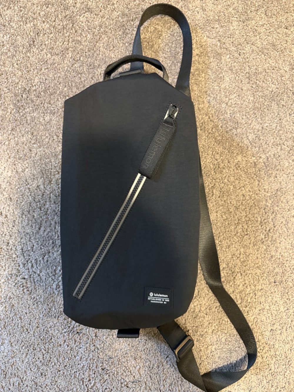 lululemon athletica Black Sling Crossbody Bag